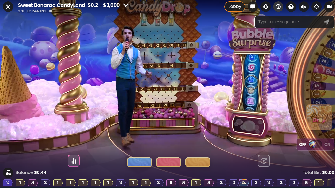 Sweet Bonanza Candyland Candy Drop Bonus