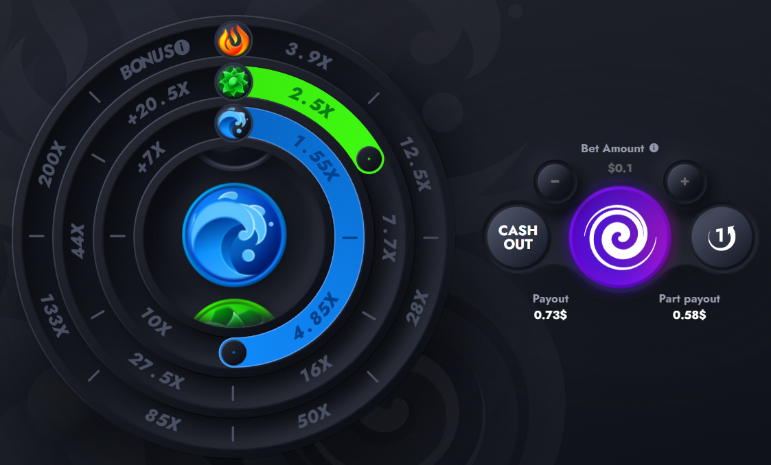 Partial Cashout Vortex by Turbo Gaming